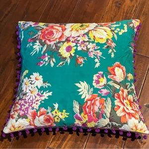 Rare Consuela shabby chic throw pillow 20”